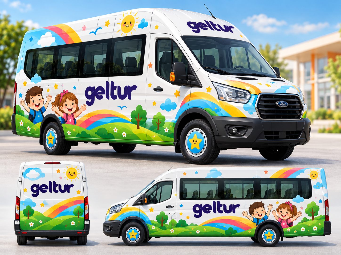 Geltur öğrenci servisi araç tasarımı